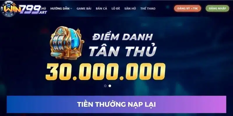 Tiền thưởng nạp lại